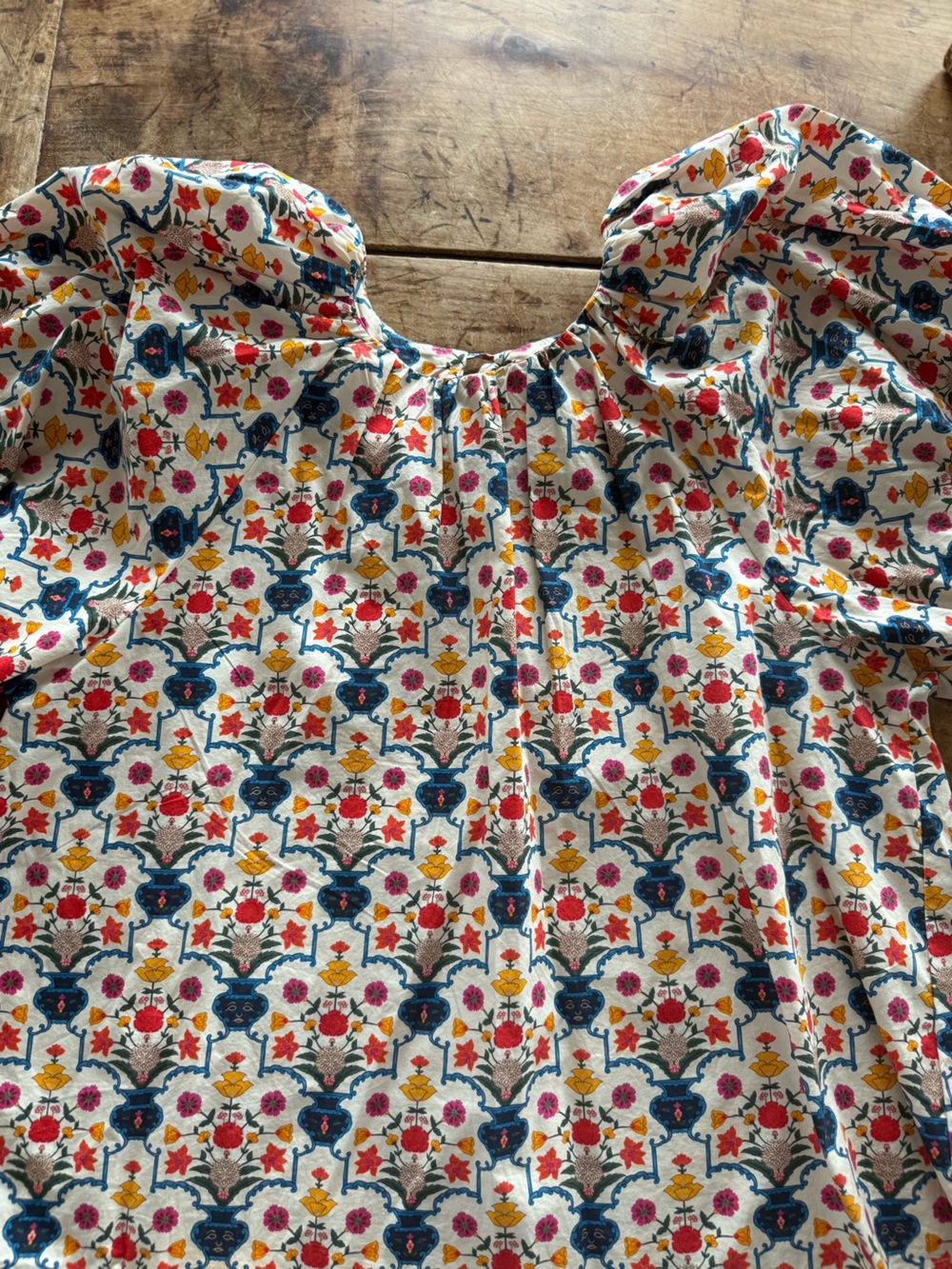 The Rhode’s FloralCotton Print Puff Sleeve Women's Top